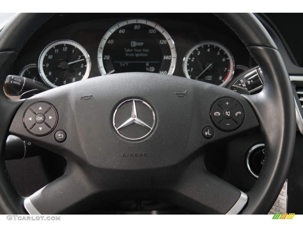 2011 E 350 4Matic Sedan - Arctic White / Black photo #8