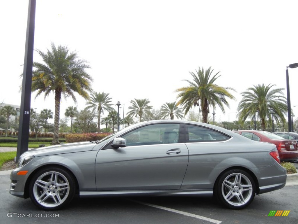Palladium Silver Metallic 2013 Mercedes-Benz C 250 Coupe Exterior Photo #76920165