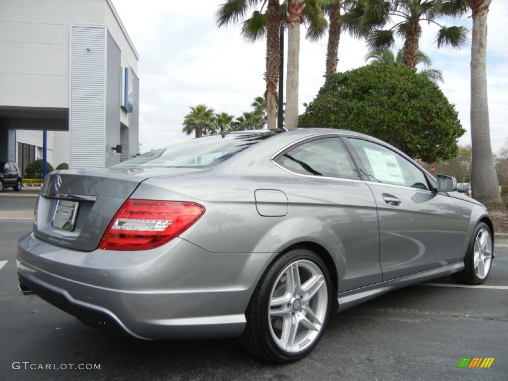 Palladium Silver Metallic 2013 Mercedes-Benz C 250 Coupe Exterior Photo #76920193