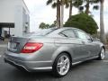 2013 Palladium Silver Metallic Mercedes-Benz C 250 Coupe  photo #3