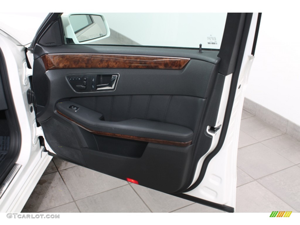 2011 E 350 4Matic Sedan - Arctic White / Black photo #13