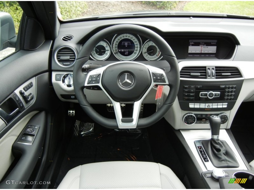 2013 Mercedes-Benz C 250 Coupe Ash/Black Dashboard Photo #76920288