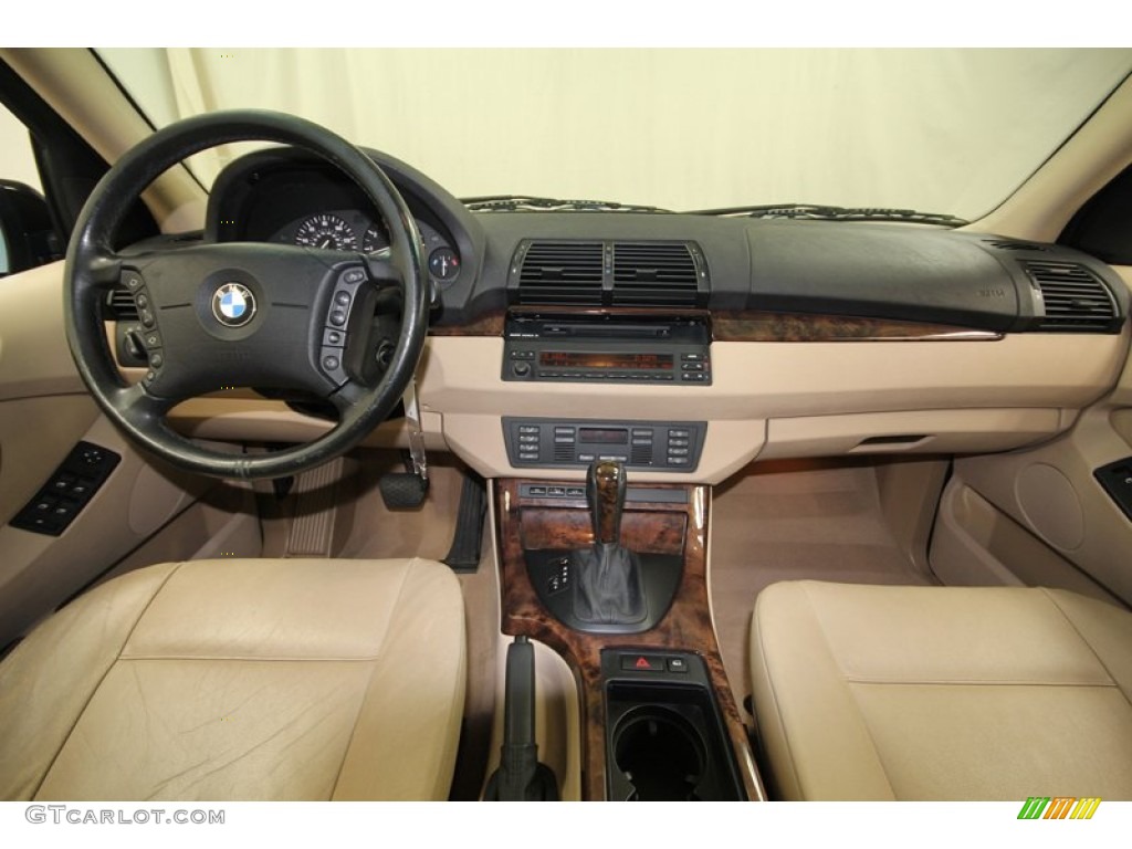 2004 BMW X5 3.0i Beige Dashboard Photo #76920310