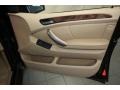 2004 BMW X5 Beige Interior Door Panel Photo