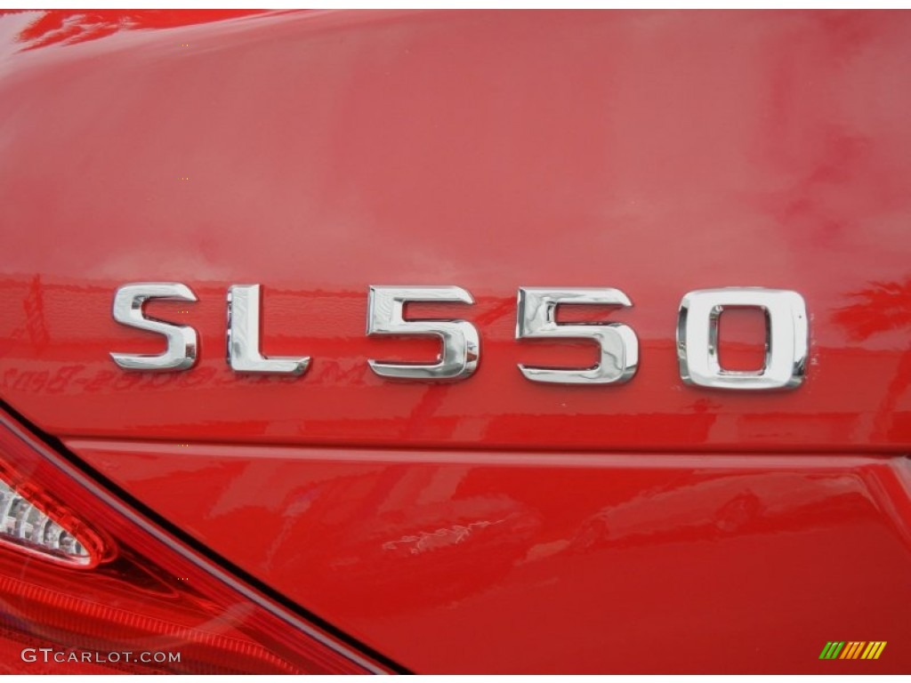 2013 SL 550 Roadster - Mars Red / Black photo #6