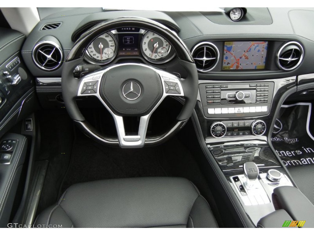 2013 Mercedes-Benz SL 550 Roadster Black Dashboard Photo #76921022