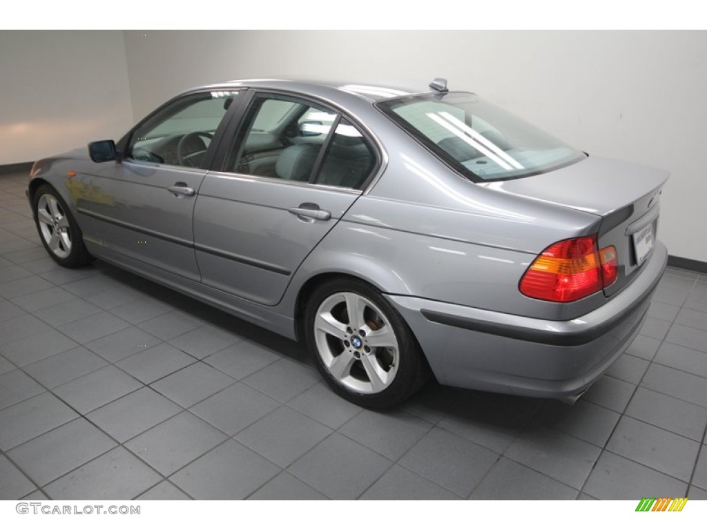 2004 3 Series 330i Sedan - Silver Grey Metallic / Grey photo #6