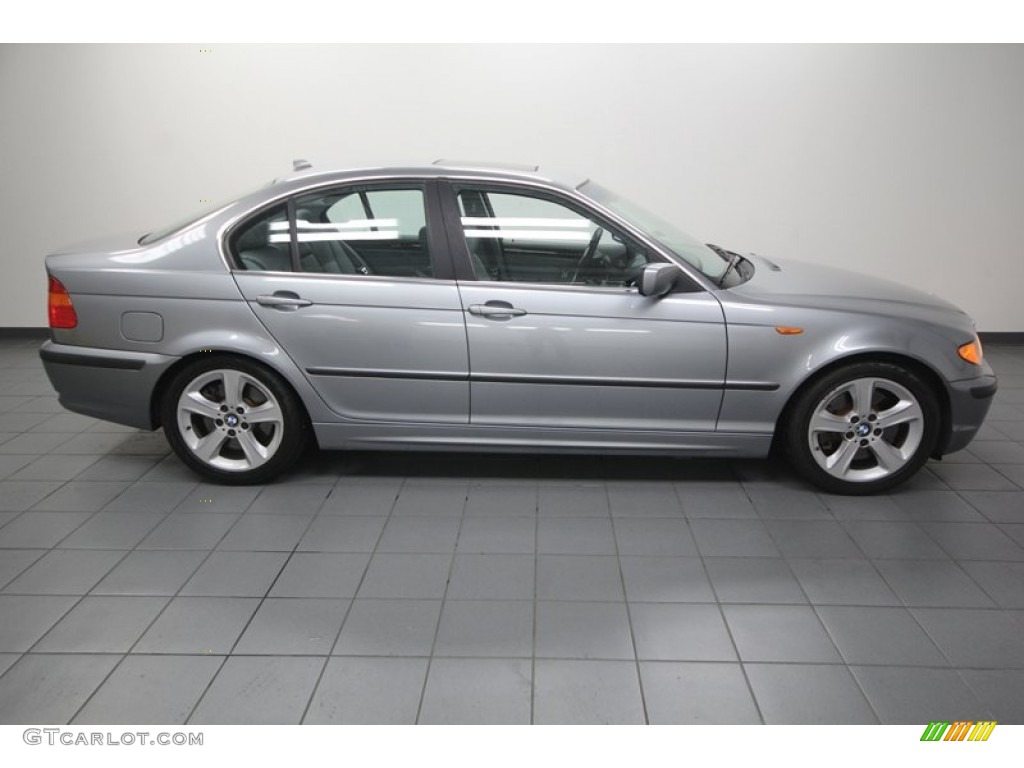 2004 3 Series 330i Sedan - Silver Grey Metallic / Grey photo #8