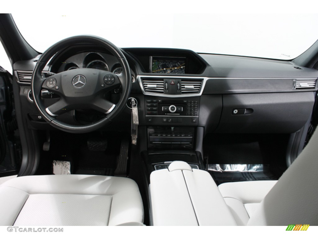 2011 Mercedes-Benz E 350 4Matic Sedan Ash/Black Dashboard Photo #76921513
