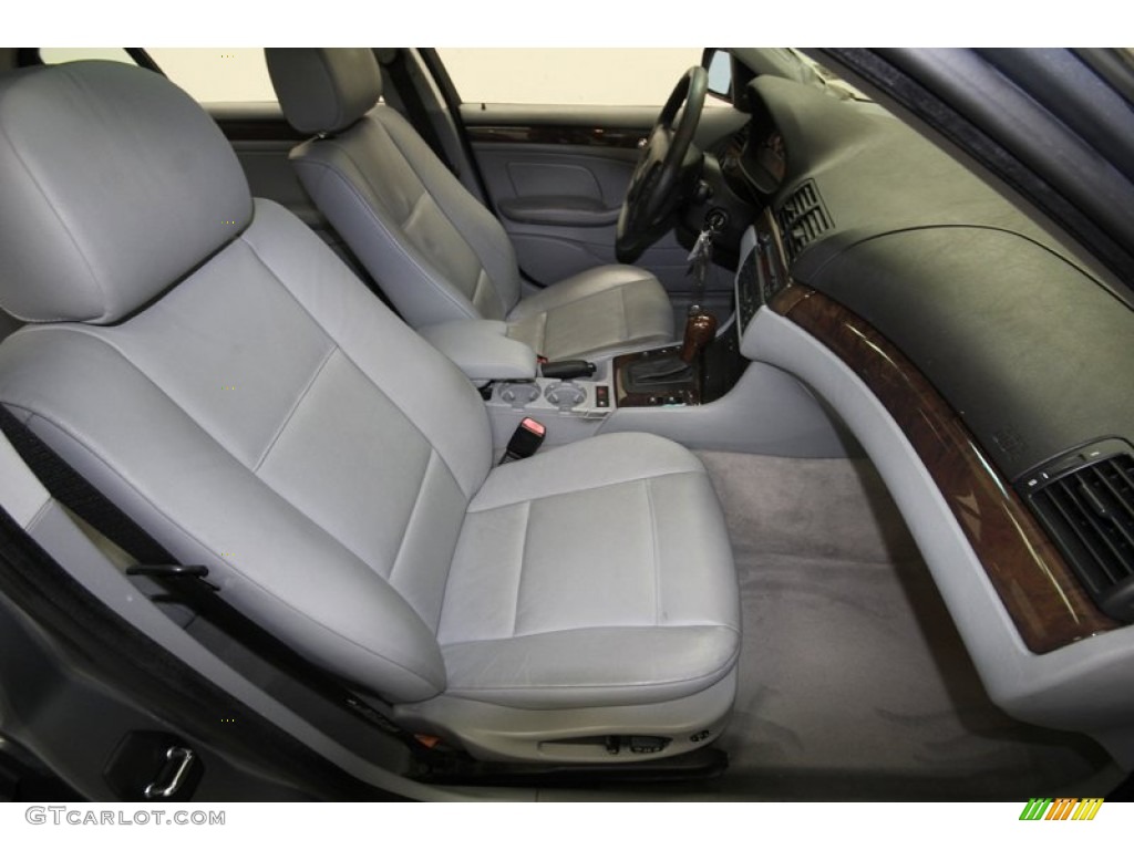 2004 3 Series 330i Sedan - Silver Grey Metallic / Grey photo #34