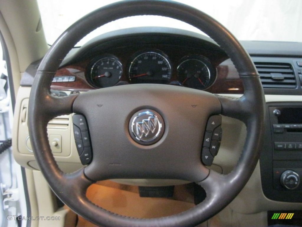 2007 Buick Lucerne CXL Cocoa/Cashmere Steering Wheel Photo #76921597