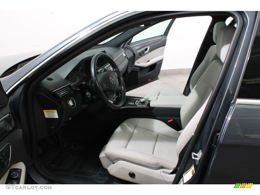 Ash/Black Interior 2011 Mercedes-Benz E 350 4Matic Sedan Photo #76921737