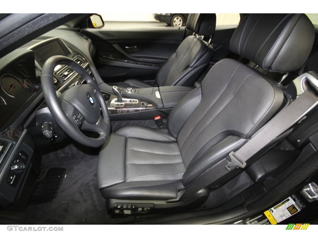 2012 6 Series 650i Convertible - Black Sapphire Metallic / Black Nappa Leather photo #3