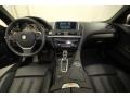 Black Nappa Leather 2012 BMW 6 Series 650i Convertible Dashboard