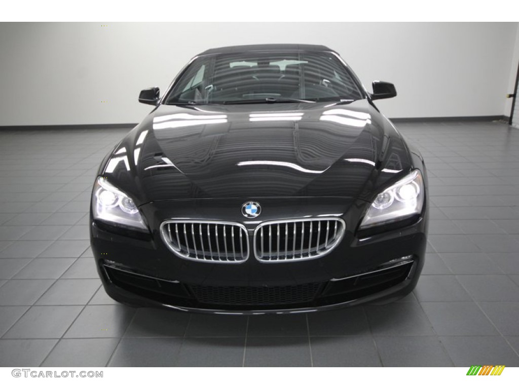 2012 6 Series 650i Convertible - Black Sapphire Metallic / Black Nappa Leather photo #7