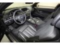 Black Nappa Leather Prime Interior Photo for 2012 BMW 6 Series #76922397