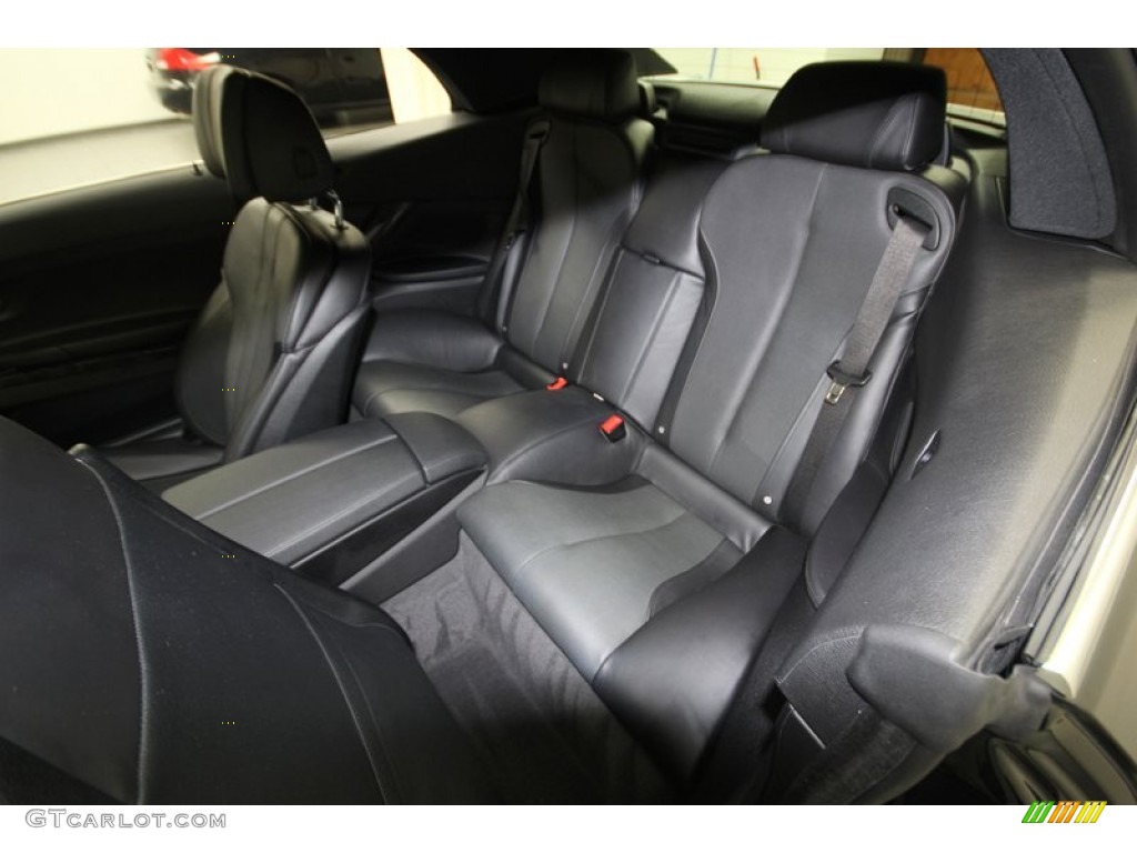 Black Nappa Leather Interior 2012 BMW 6 Series 650i Convertible Photo #76922409