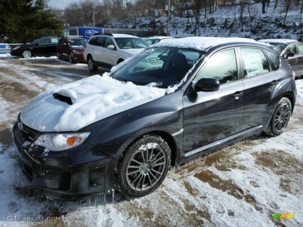 2013 Impreza WRX 5 Door - Dark Gray Metallic / WRX Carbon Black photo #8