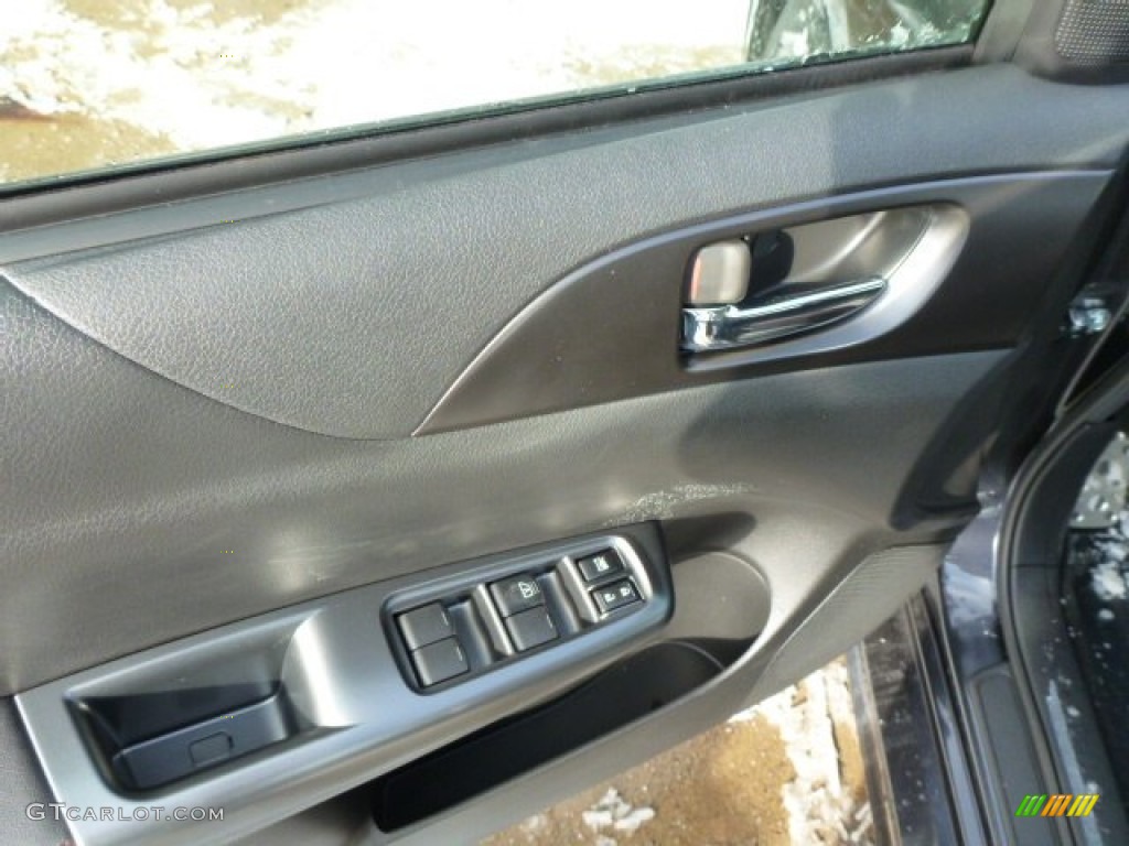 2013 Subaru Impreza WRX 5 Door WRX Carbon Black Door Panel Photo #76922496