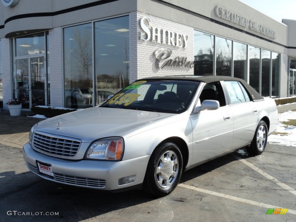 2000 DeVille Sedan - Sterling / Black photo #1