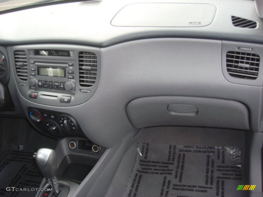2007 Rio LX Sedan - Polar Blue / Gray photo #13