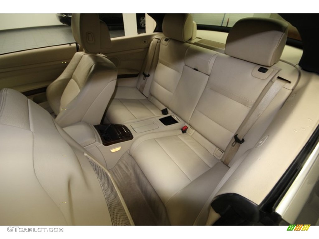 Cream Beige Interior 2010 BMW 3 Series 328i Convertible Photo #76923012