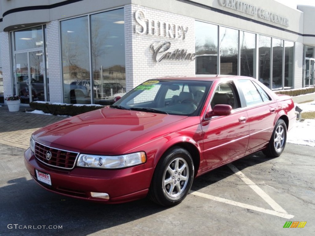 2000 Seville STS - Crimson Pearl / Oatmeal photo #1
