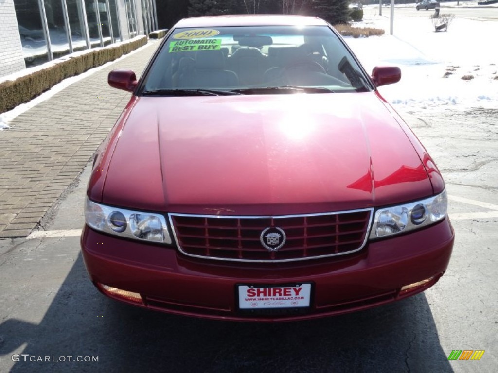 2000 Seville STS - Crimson Pearl / Oatmeal photo #2