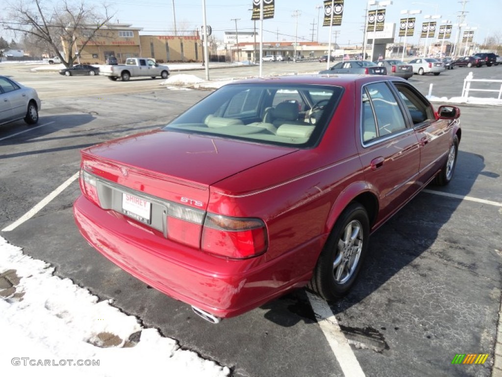 2000 Seville STS - Crimson Pearl / Oatmeal photo #5