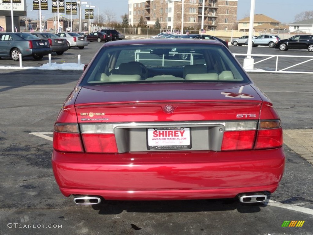 2000 Seville STS - Crimson Pearl / Oatmeal photo #6