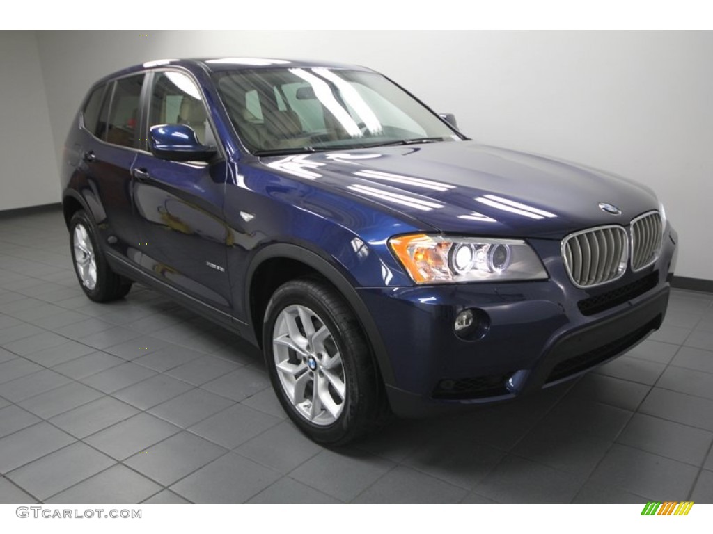 Deep Sea Blue Metallic 2012 BMW X3 xDrive 35i Exterior Photo #76924131
