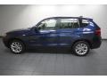 Deep Sea Blue Metallic 2012 BMW X3 xDrive 35i Exterior