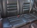 1998 Ford Mustang Black Interior Rear Seat Photo