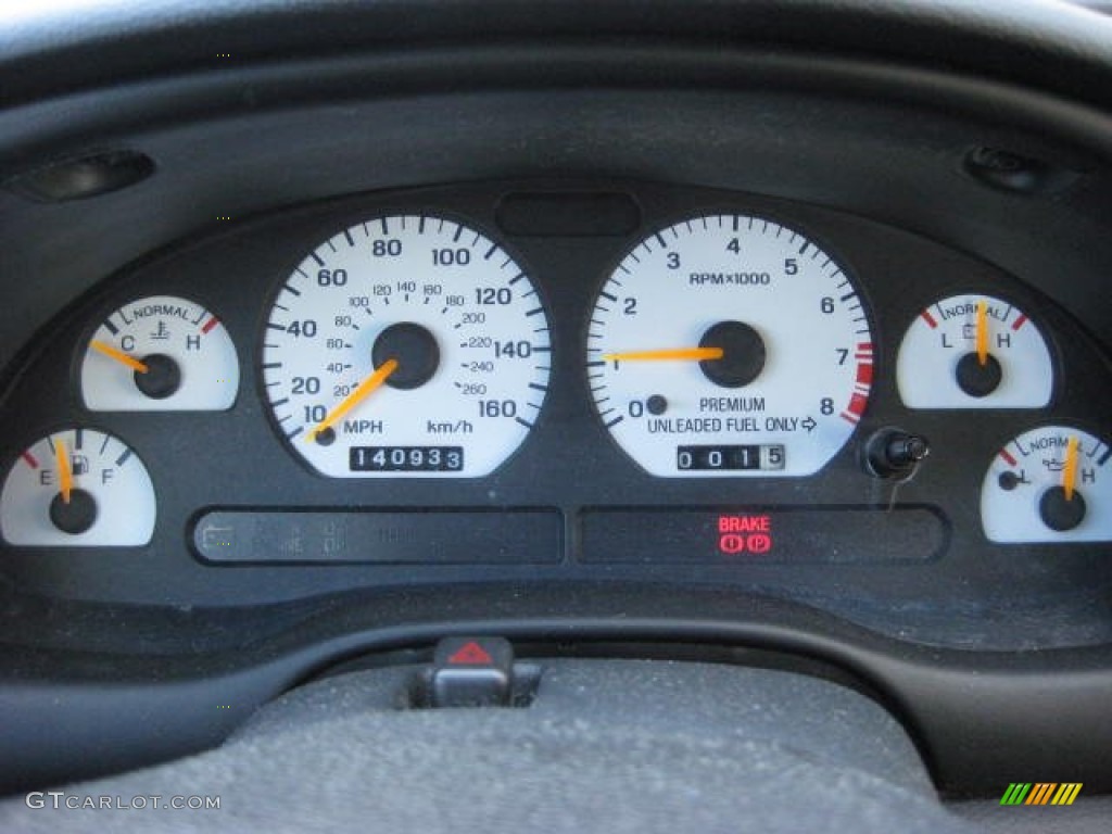 1998 Ford Mustang SVT Cobra Coupe Gauges Photos