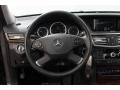 Black 2010 Mercedes-Benz E 350 4Matic Sedan Steering Wheel