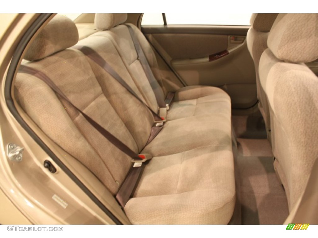 2004 Toyota Corolla CE Rear Seat Photo #76925335
