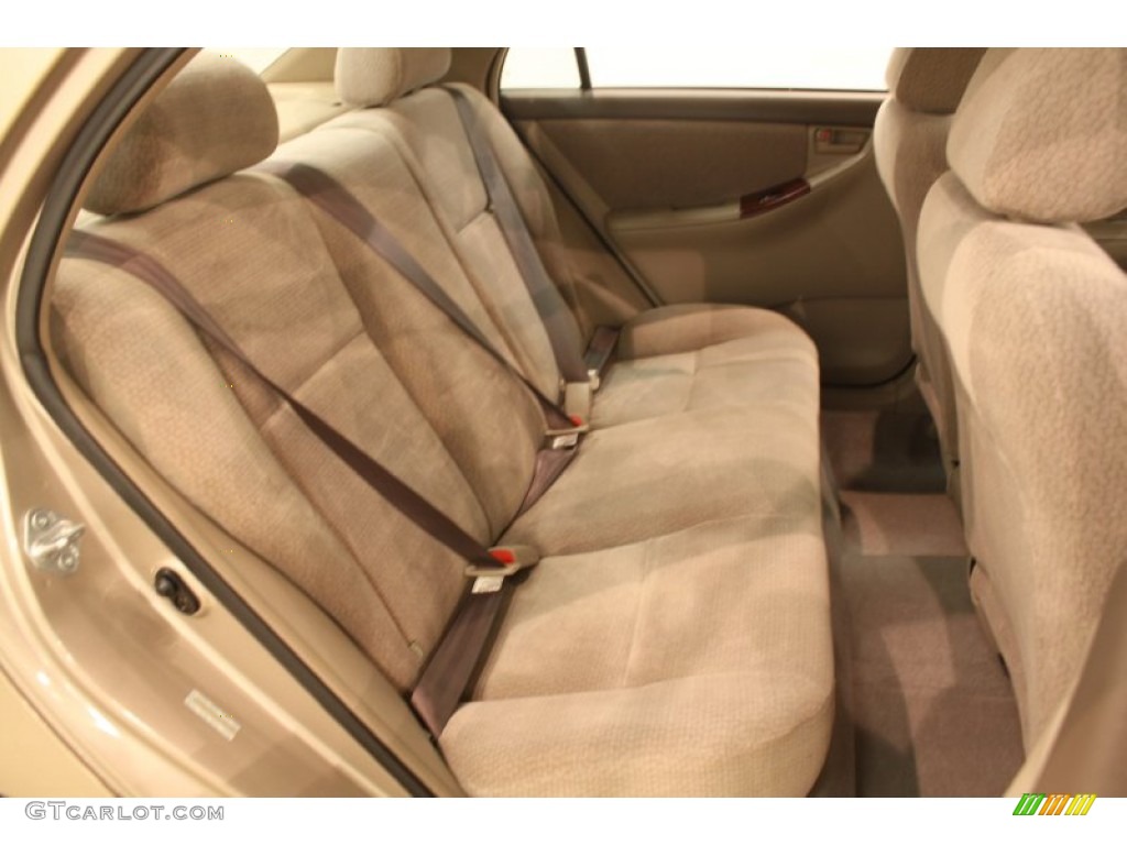 2004 Toyota Corolla CE Rear Seat Photos