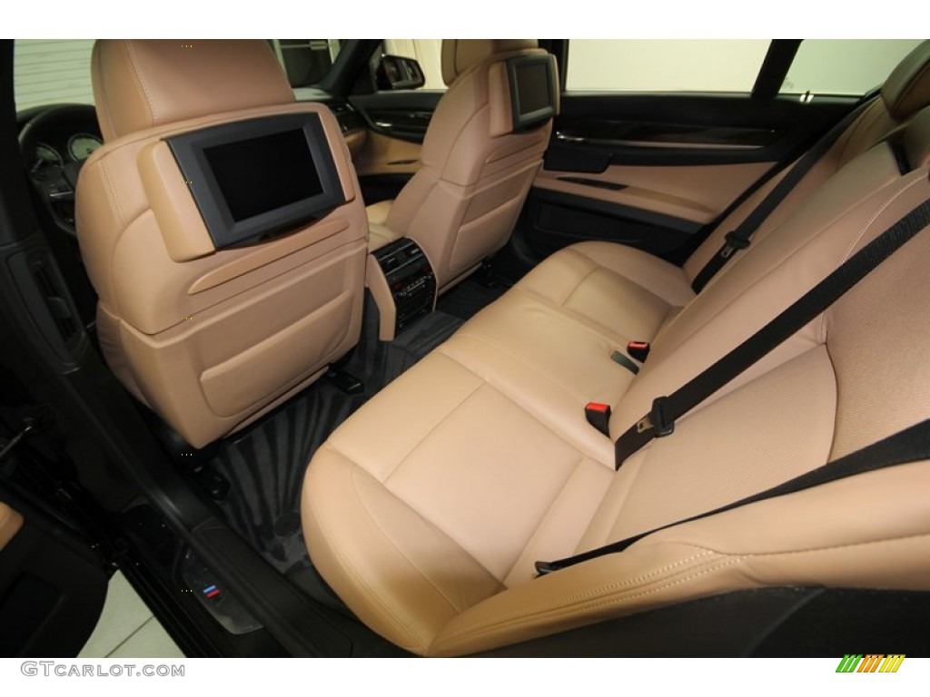 2010 7 Series 750i xDrive Sedan - Carbon Black Metallic / Saddle/Black Nappa Leather photo #25
