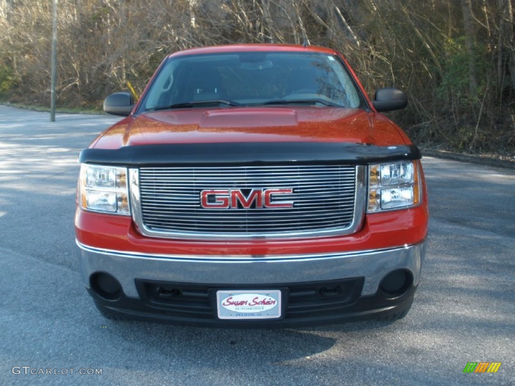 2007 Sierra 1500 SLE Crew Cab 4x4 - Fire Red / Dark Titanium photo #14