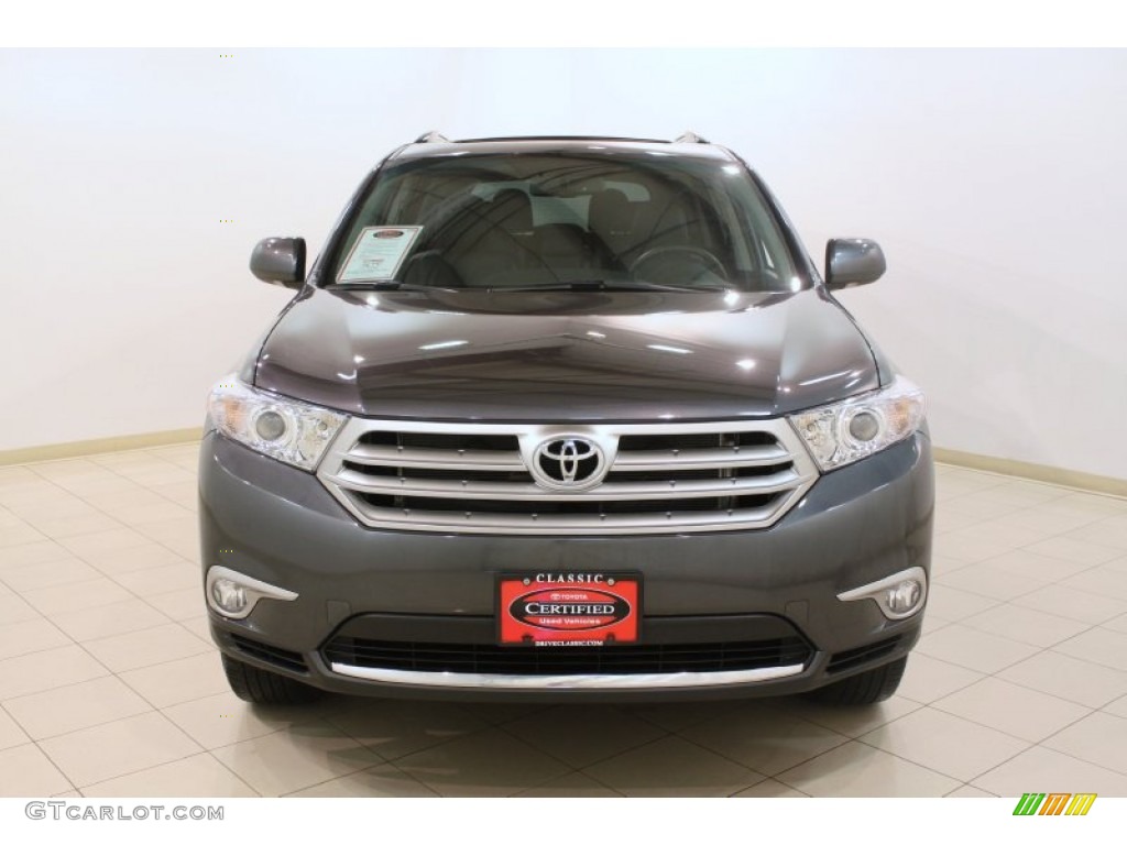 2012 Highlander Limited 4WD - Magnetic Gray Metallic / Black photo #2