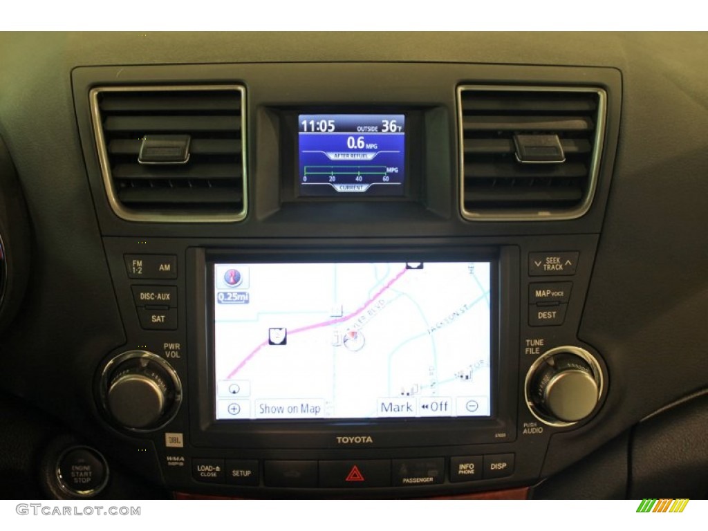 2012 Highlander Limited 4WD - Magnetic Gray Metallic / Black photo #10