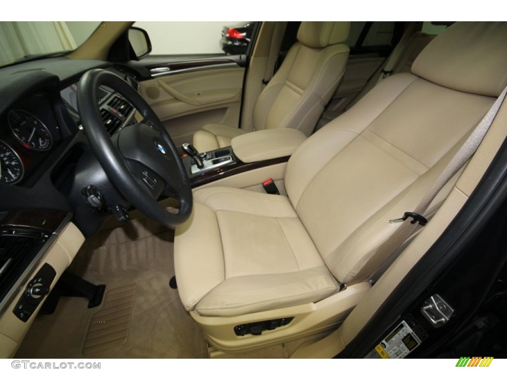 Sand Beige Interior 2010 BMW X5 xDrive30i Photo #76925625
