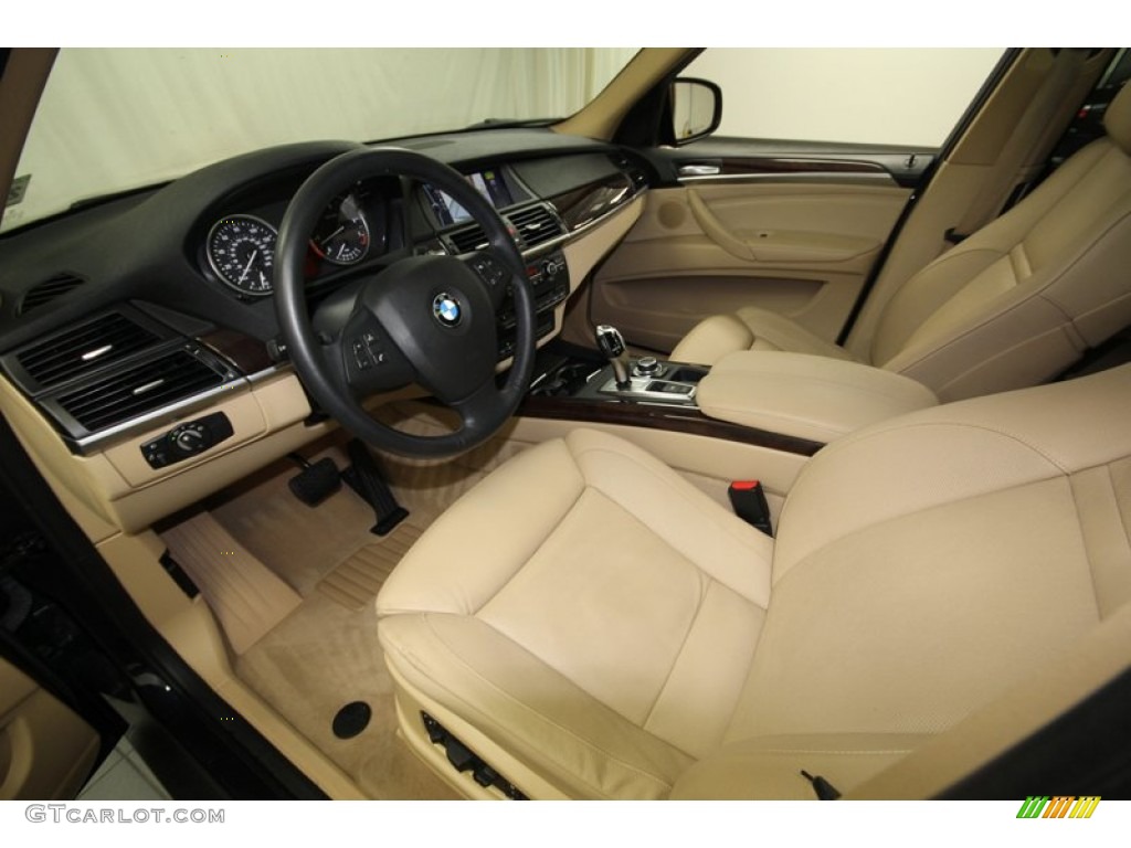 Sand Beige Interior 2010 BMW X5 xDrive30i Photo #76925710