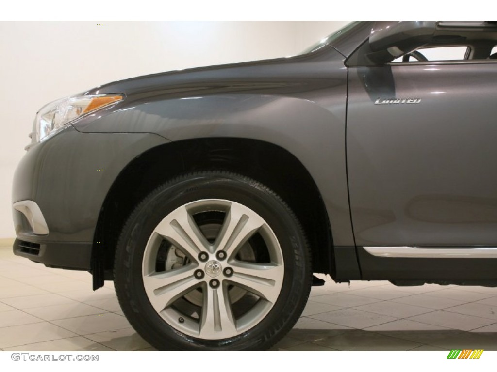 2012 Highlander Limited 4WD - Magnetic Gray Metallic / Black photo #37