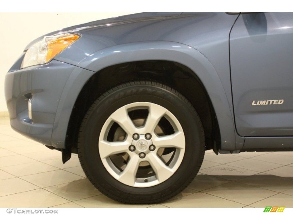 2010 RAV4 Limited - Pacific Blue Metallic / Ash Gray photo #16