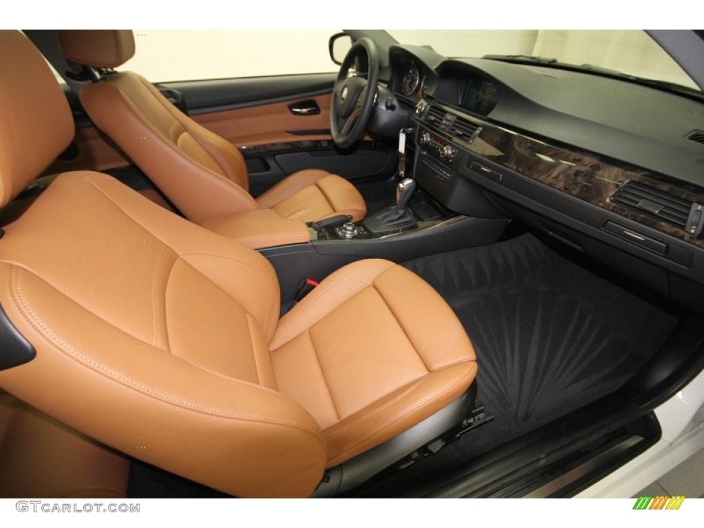 Saddle Brown Dakota Leather Interior 2010 BMW 3 Series 328i Coupe Photo #76926963