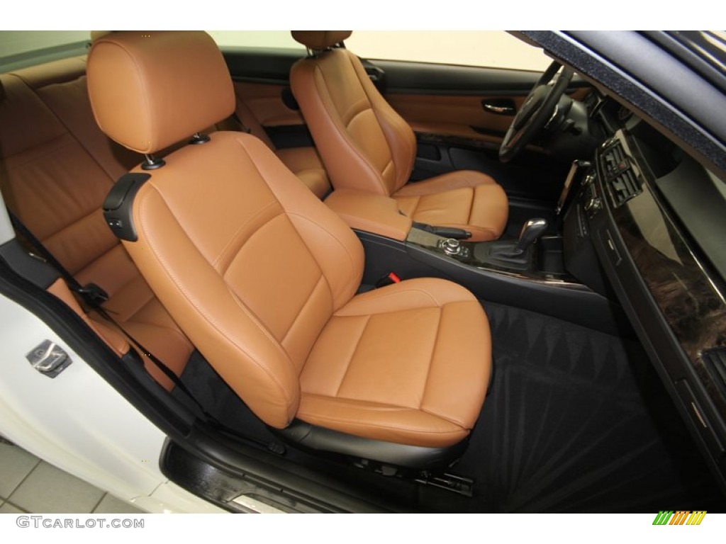 Saddle Brown Dakota Leather Interior 2010 BMW 3 Series 328i Coupe Photo #76926981