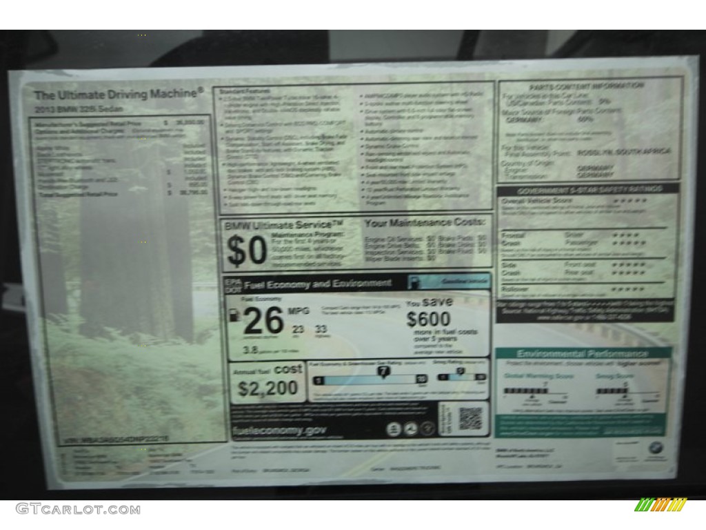 2013 3 Series 328i Sedan - Alpine White / Black photo #28