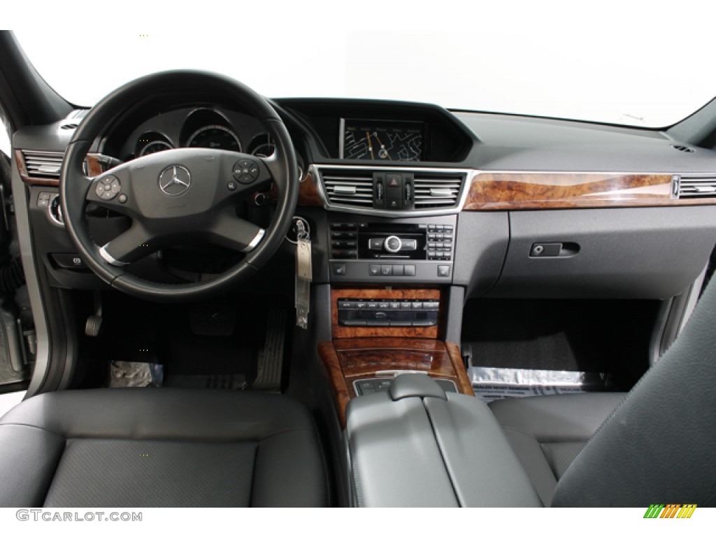 2010 Mercedes-Benz E 350 4Matic Sedan Black Dashboard Photo #76929664
