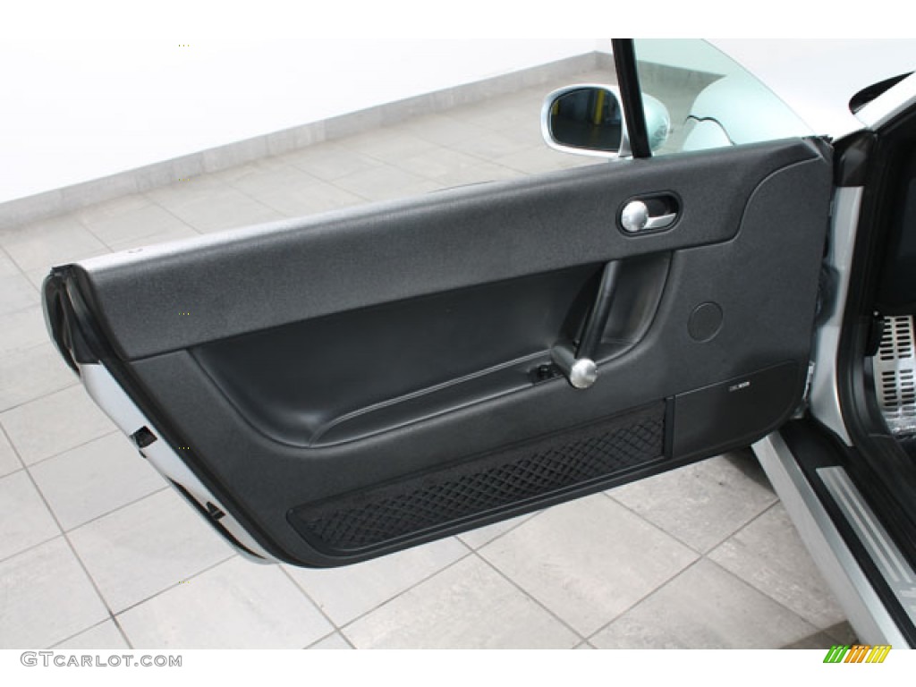 2001 Audi TT 1.8T Roadster Ebony Black Door Panel Photo #76930660
